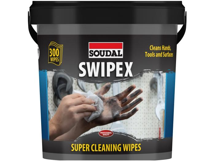 Soudal Swipex Wipes Mega Bucket 300 pieces