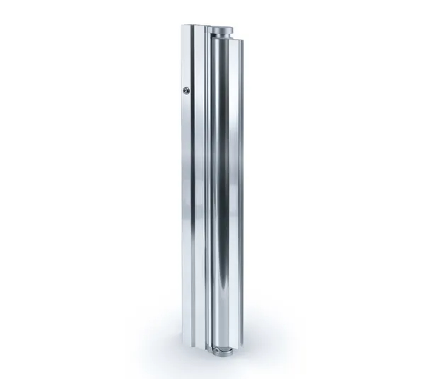 Aqua shower door hinge, glass-wall 90°