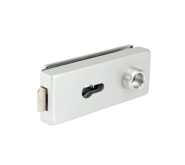 Studio glass door lock, profile cylinder