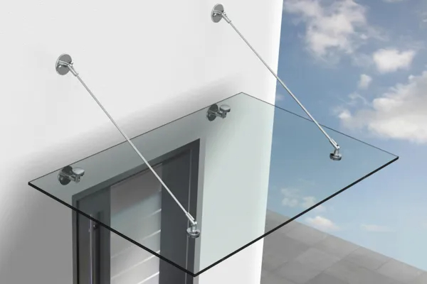 Glass Delivered | Canopy system with tie rods