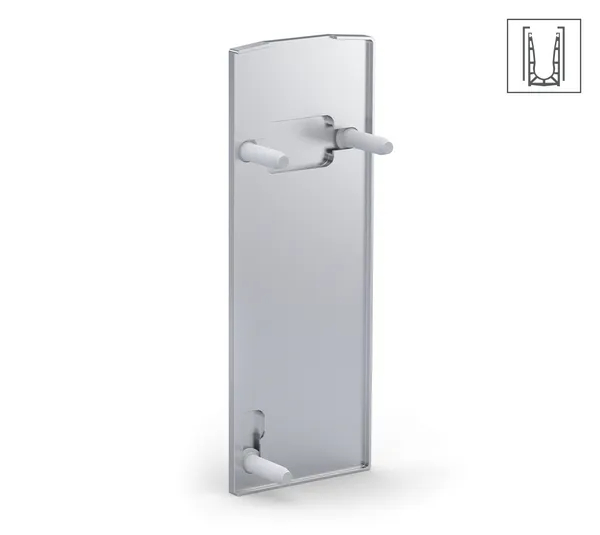 VetroMount® end cap for side profile Y