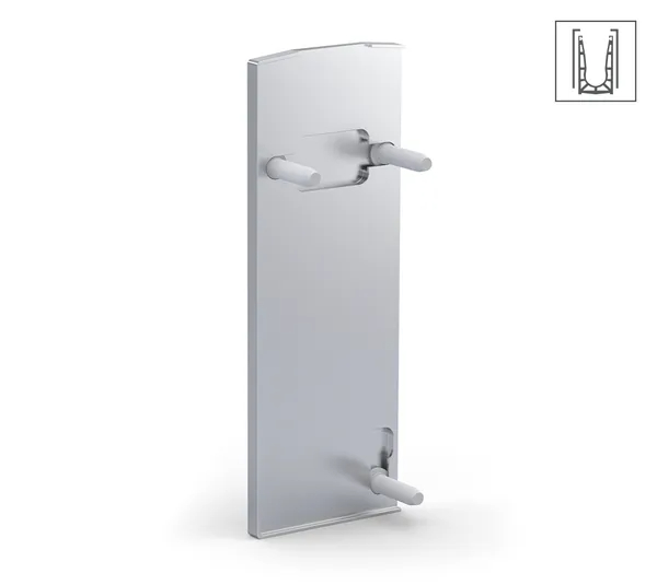 VetroMount® end cap for side profile Y