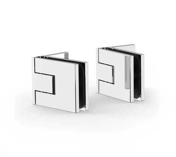 Juna®, Shower Door Hinge, Glass to Wall 90°