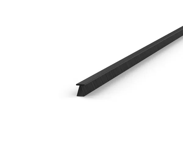 FloorTrack brush seal for wall and glass profile