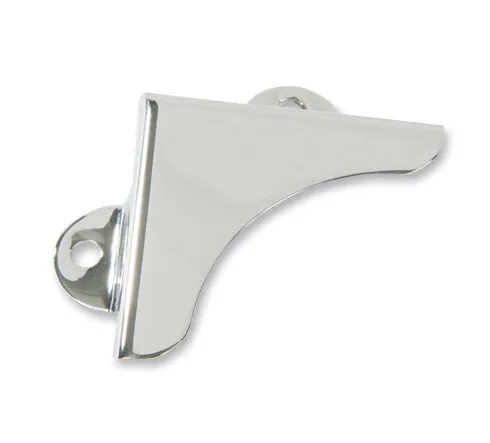 Robe corners, 6 mm, face fix, chrome