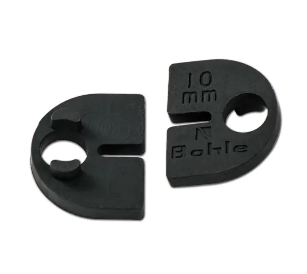 Inserts for clamp fixing D-shaped 50 x 40 mm